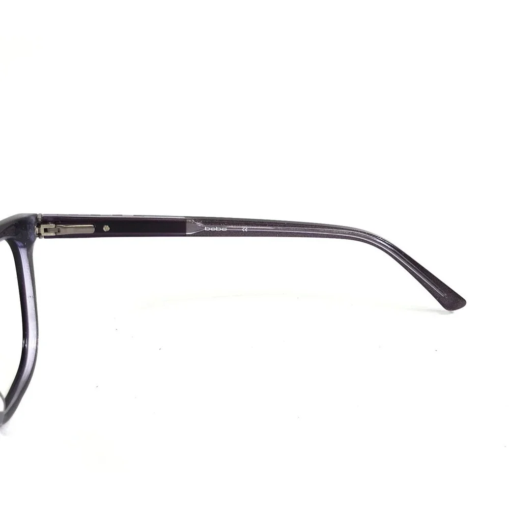 Bebe Eyeglasses Frames BB5169 500 PLUM Purple Swarovski Crystals 52-15-135